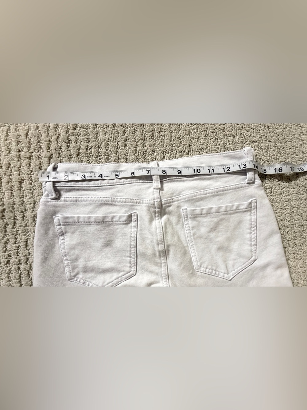 Vanilla Star White Skinny Jeans - Slim Fit Stretch - Picture 6 of 7